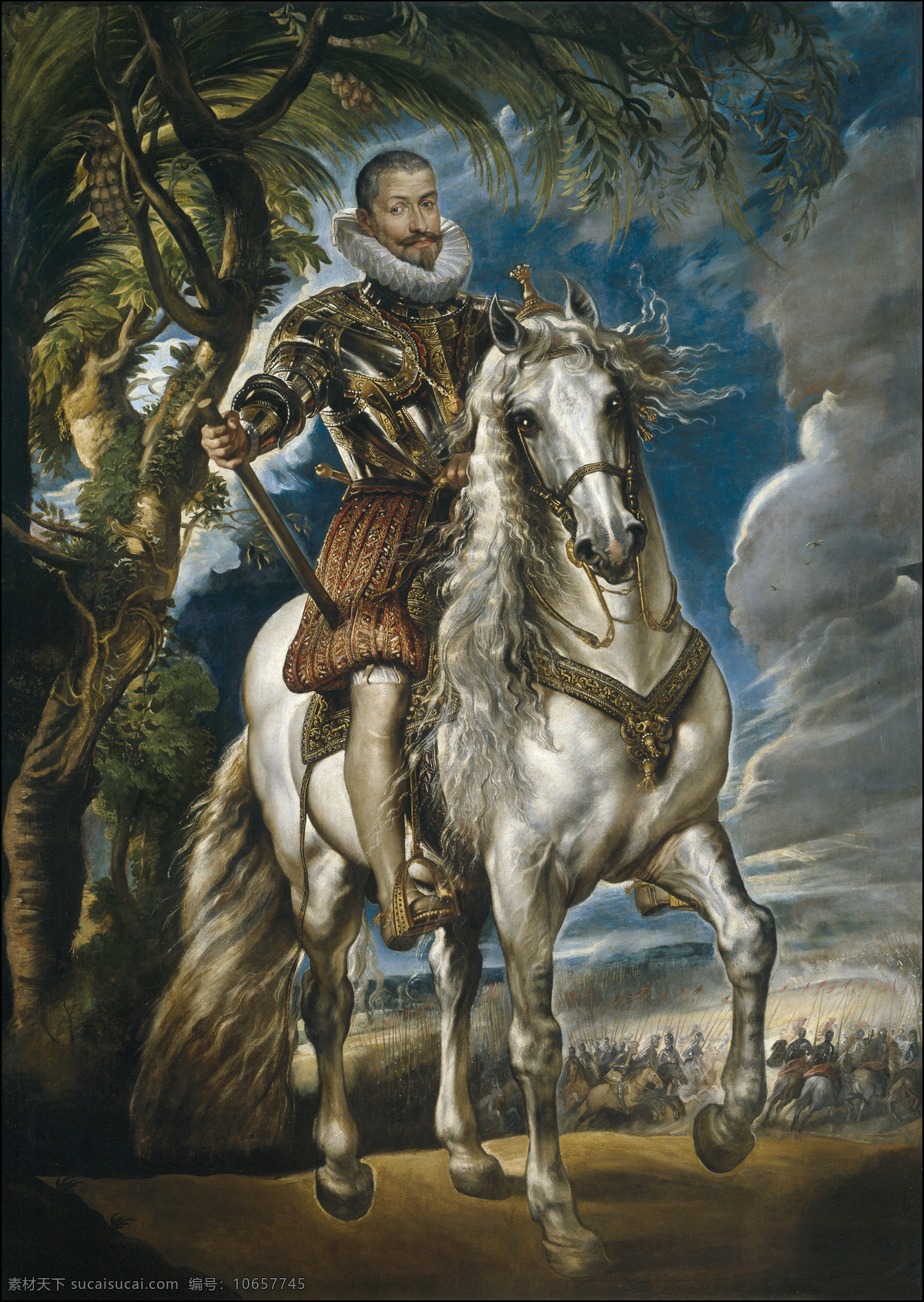 rubens 宫廷 人物 人 paul 德国 画家 彼得保罗 鲁本斯 peter lerma duke the of portrait equestrian