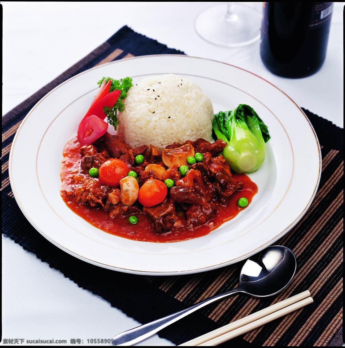 欧式 宫廷 牛腩 烩 茄汁 烩茄汁 盖浇饭 菜品图片 餐饮美食 传统美食