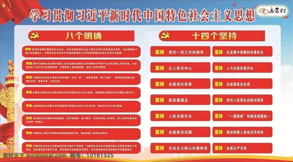 学习贯彻 新时代 中国 特色 社会主义 学习 贯彻 中国特色 思想 8个明确 14条坚持 党建