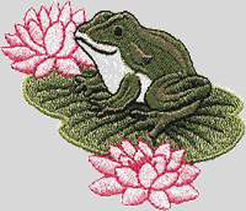 绣花 动物 蛤蟆 青蛙 植物 免费素材 面料图库 服装图案 灰色