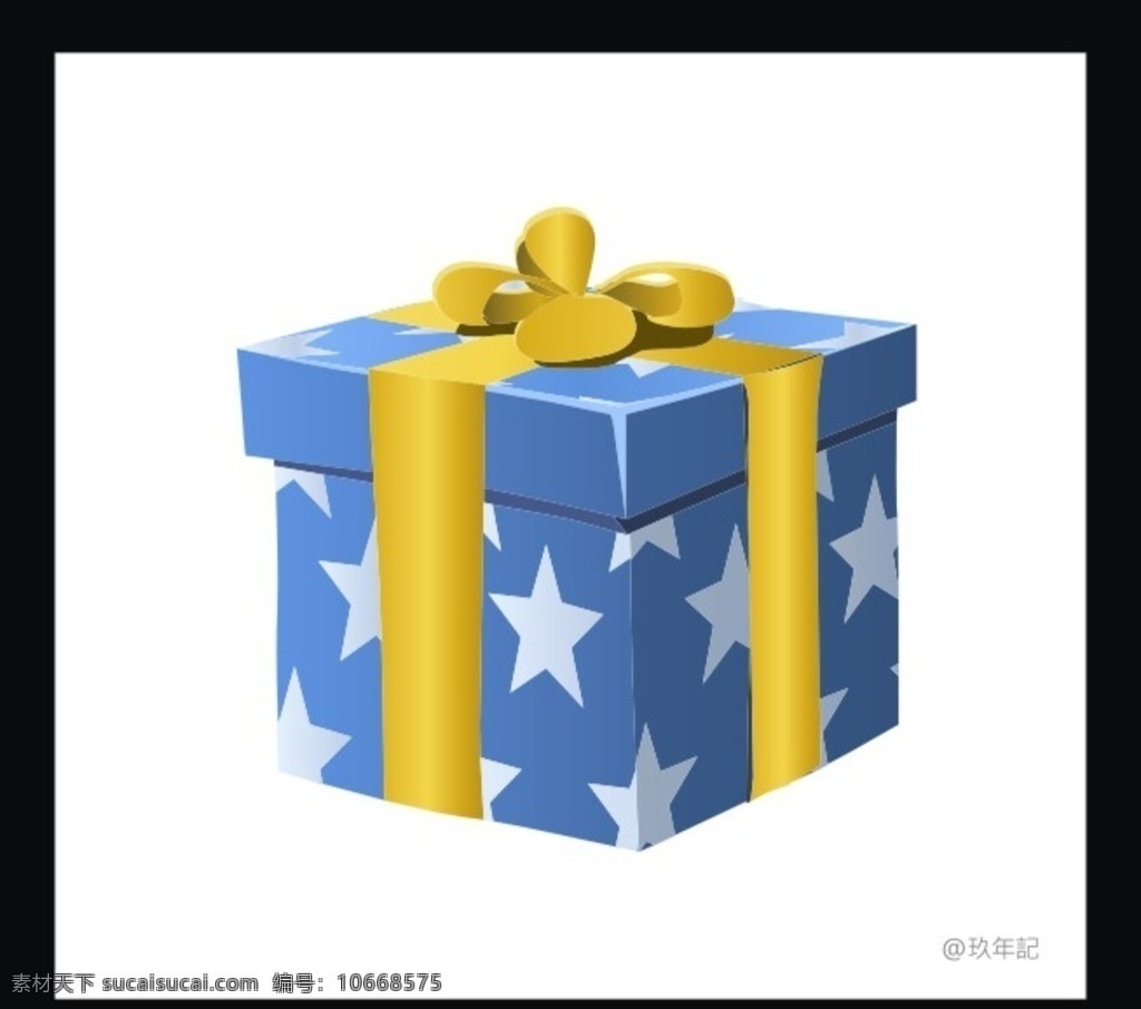 礼物 盒 包装 惊喜 节日 圣诞节 生日 矢量 动漫动画 风景漫画