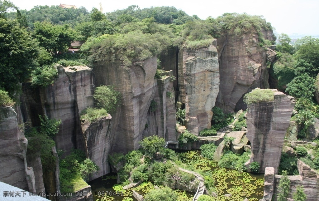 悬崖峭壁 悬崖 峭壁 绝壁 采石场 莲花山 自然景观 自然风景