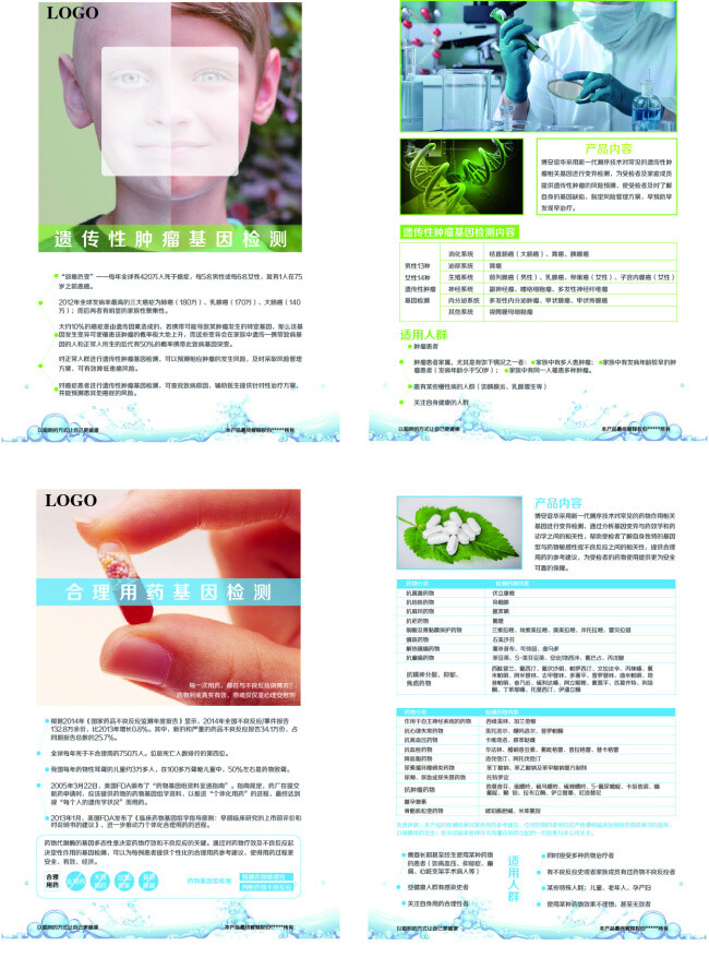 医学宣传单 医学类 健康产业 系列宣传单