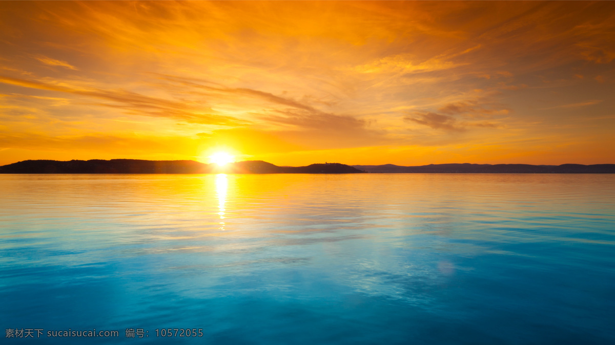 日出黄昏 日出 太阳 海洋 黄昏 风景 旅游摄影 自然风景