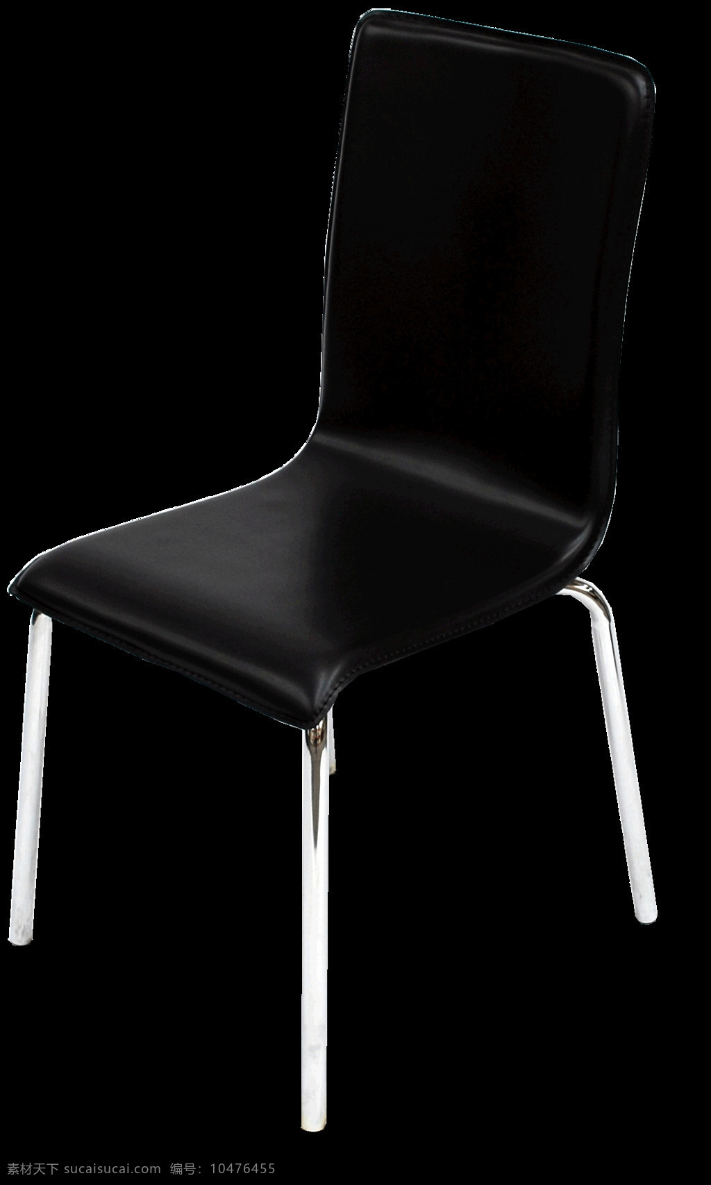 黑色 皮质 椅子 元素 png元素 家具 免抠元素 透明素材 桌椅