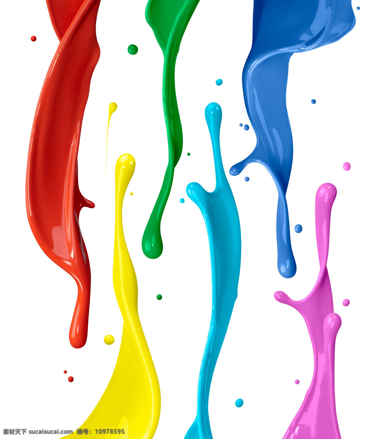 彩色油漆 油漆 喷溅 高清图片 液体 涂料 生活百科