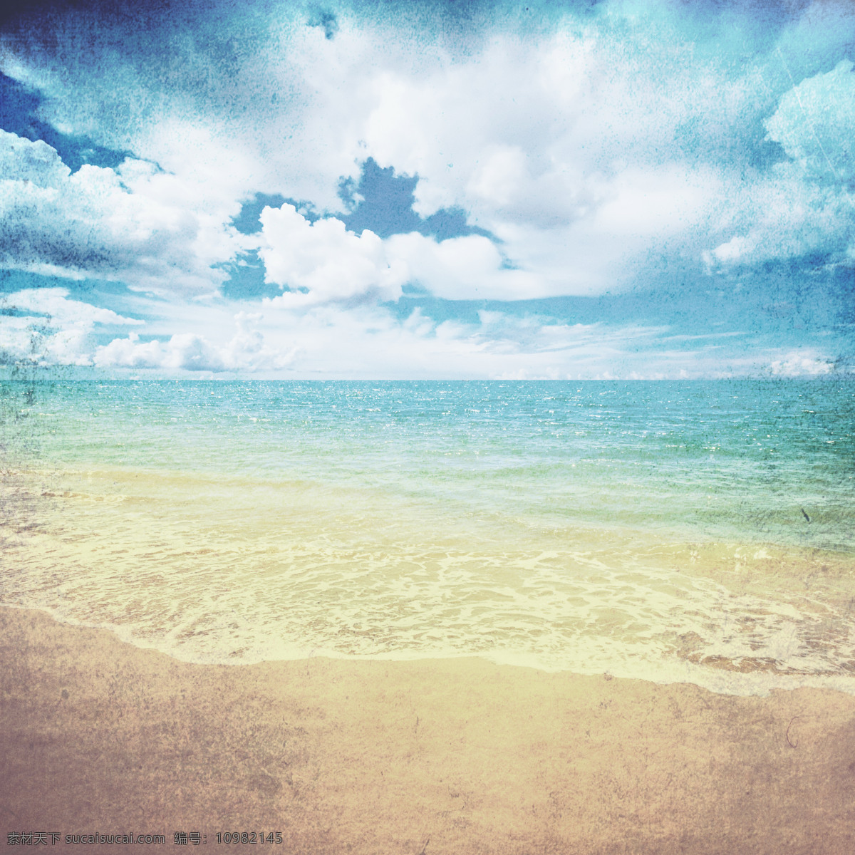 蓝天 下 海滩 美景 夏日蓝色海洋 天空 蓝天白云 海洋 大海 海浪 沙滩 沙子 风景 风景图片 高清图片 大海图片