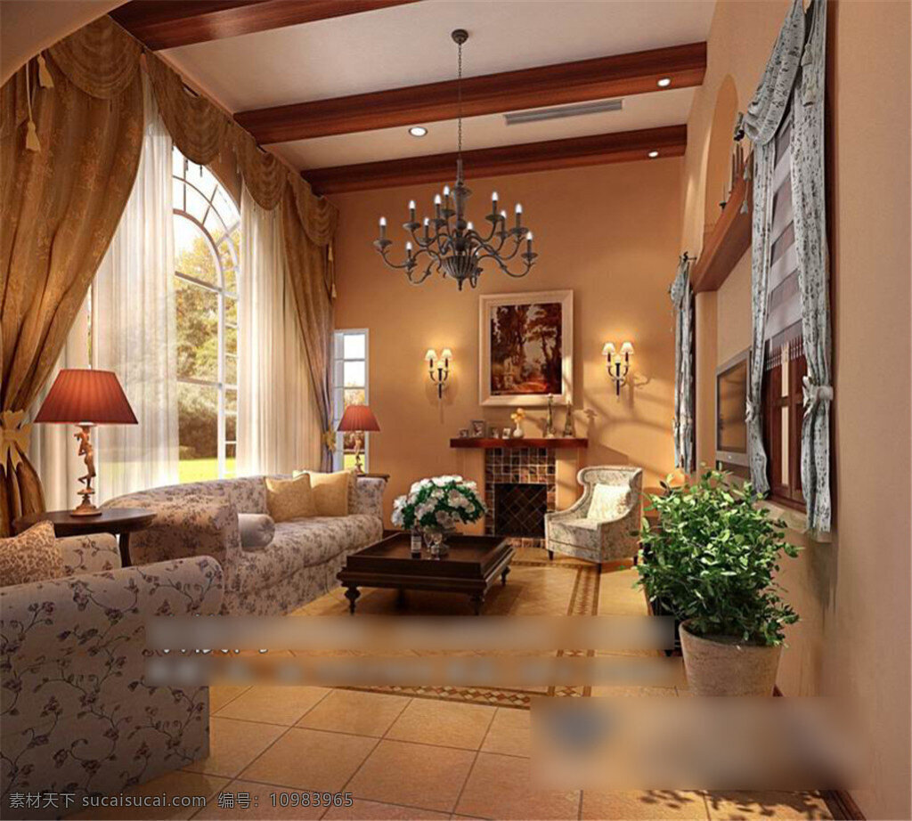 室内模型 室内设计 室内装饰设计 模型素材 客厅 3d 模型 3dmax 建筑装饰 客厅装饰 棕色