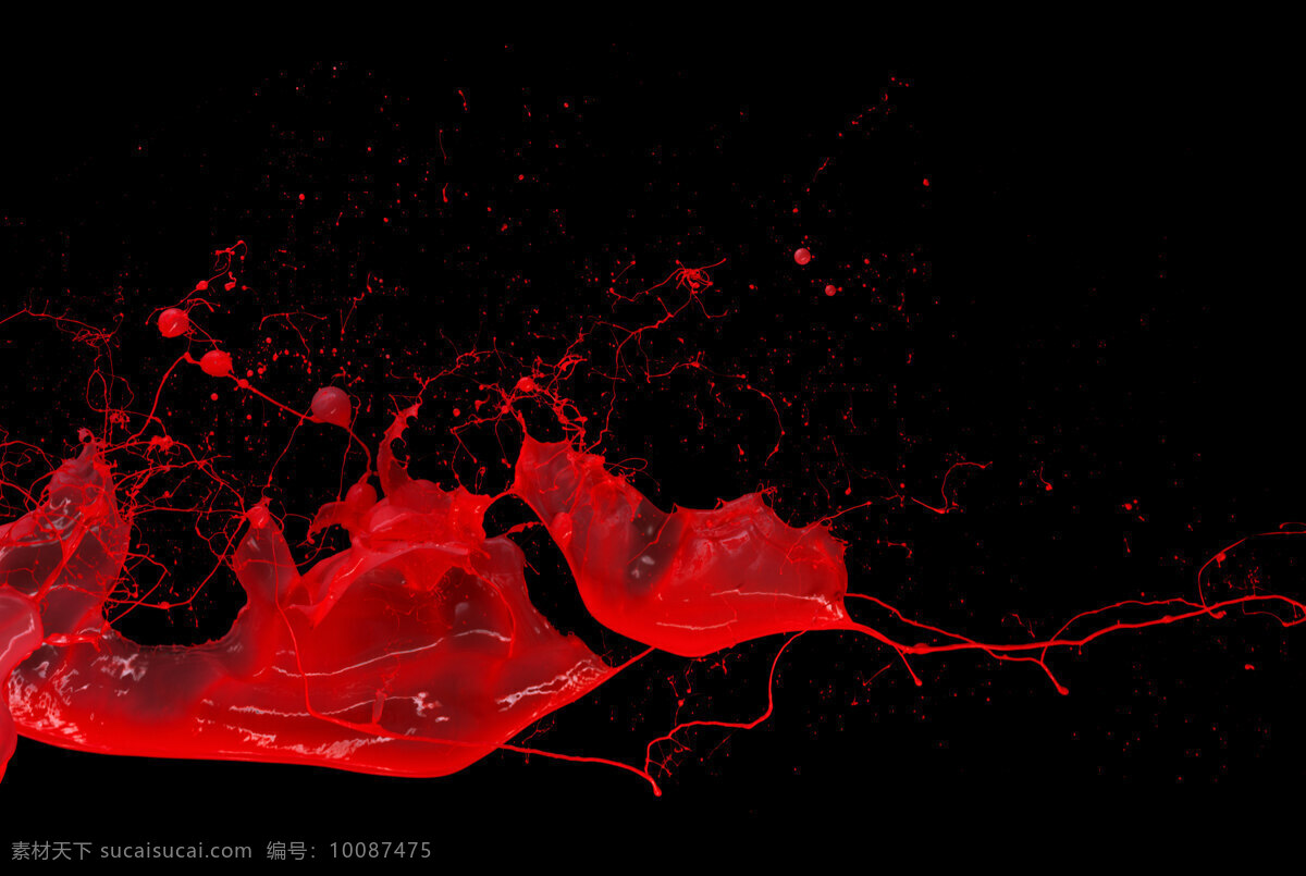 油漆 颜料 高清 涂料 红色涂料 动感 水花 水珠 水滴 飞溅 涟漪 高清图片
