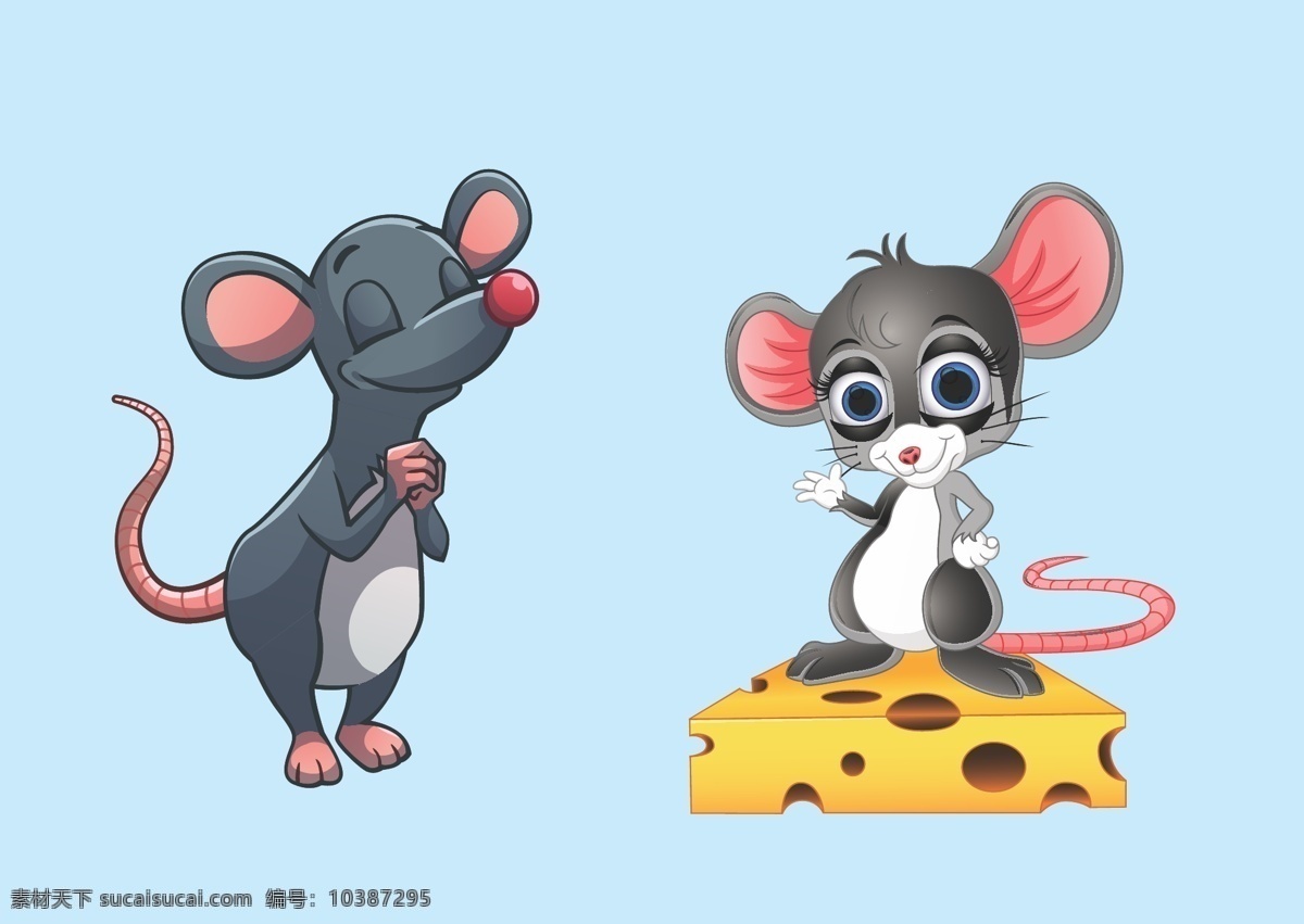 卡通动物 矢量素材 动物素材 可爱动物 卡通动物素材 漫画 老鼠 卡通老鼠 动漫动画