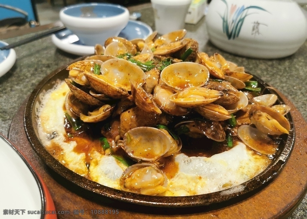 酱香蛤蜊 美食 铁板 蛤蜊 铁板花蛤 餐饮美食 传统美食