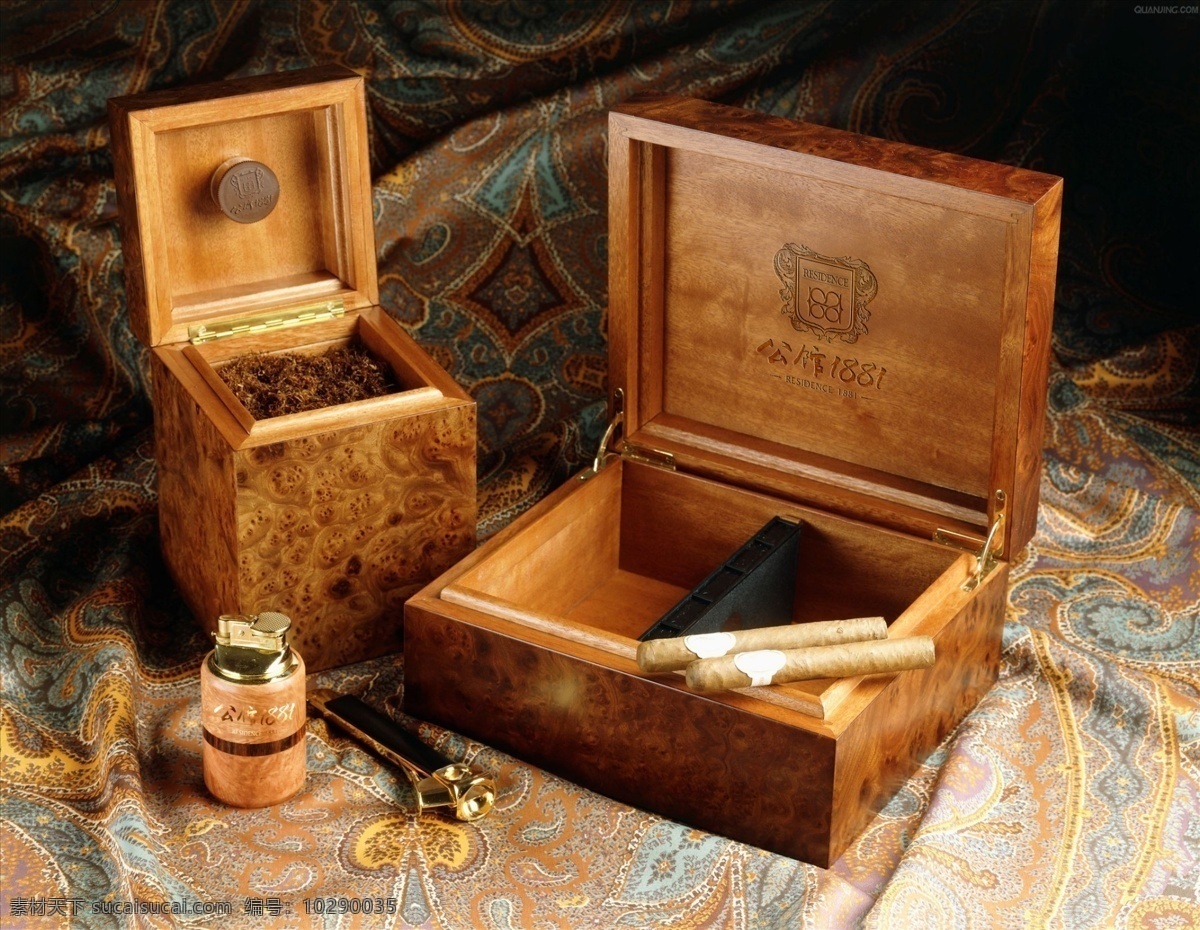 高端雪茄盒 雪茄盒 木盒 雪茄 木盒贴图 高贵