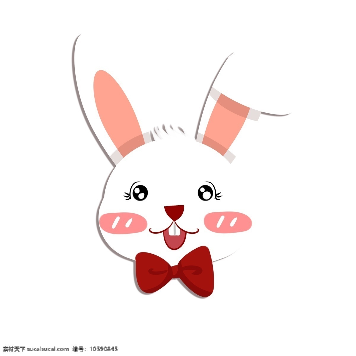 卡通 兔子 头像 矢量 卡通兔子头像 兔子头像 免费