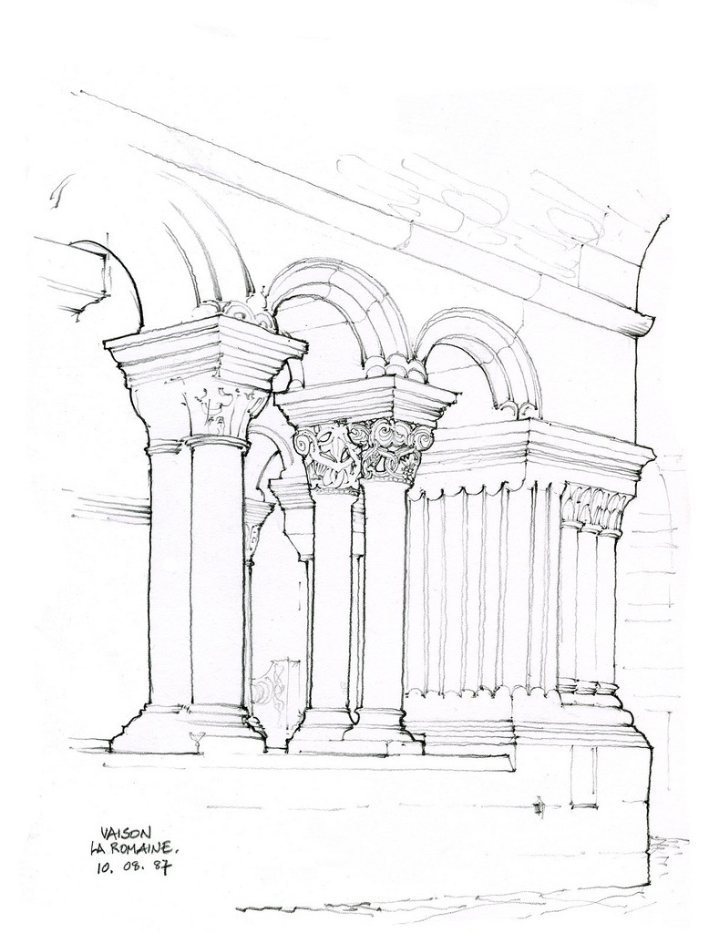 欧式 拱形 建筑 效果图 平面图 手绘图 图纸 城堡 建筑施工图 建筑平面图 欧式建筑 建筑效果图