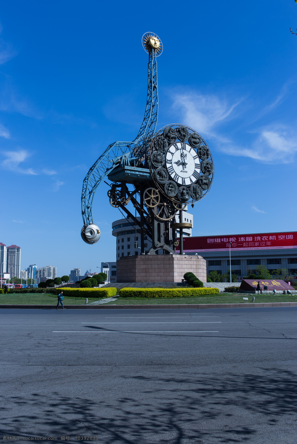 天津 火车站 世纪钟 建筑 风景 建筑园林 建筑摄影