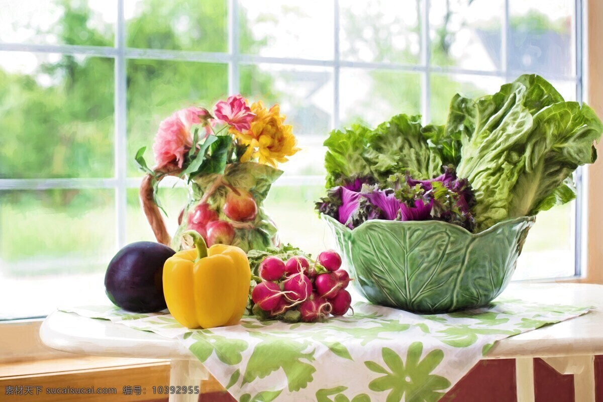 厨房健康蔬菜 蔬菜 新鲜 食品 健康 绿色 自然 沙拉 营养 厨房 白色