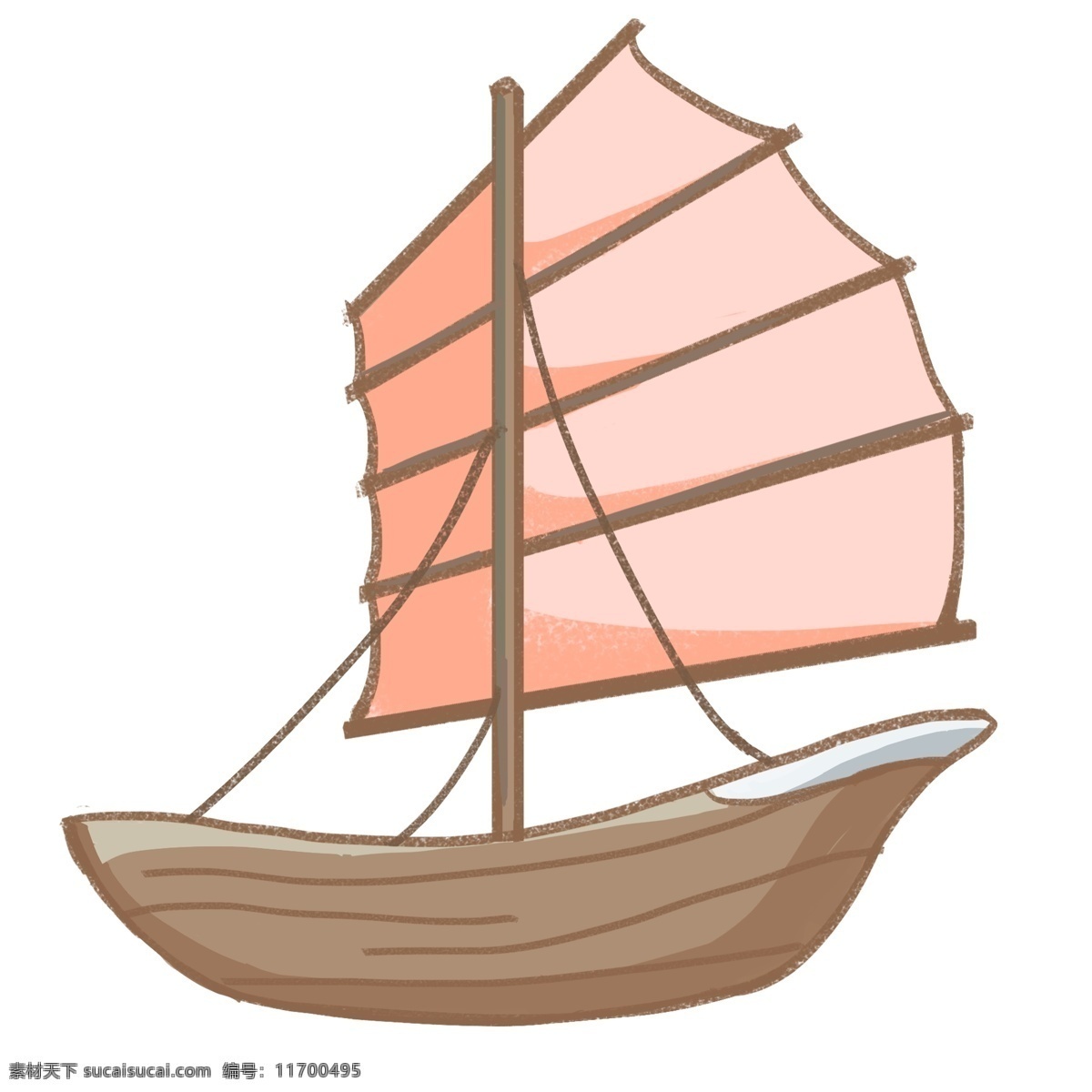 木质图案帆船 木质 航海 船只