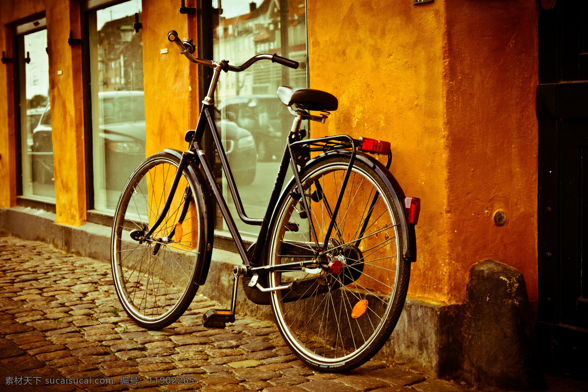 墙壁 自行车 交通工具 自行车摄影 城市风光 环境家居