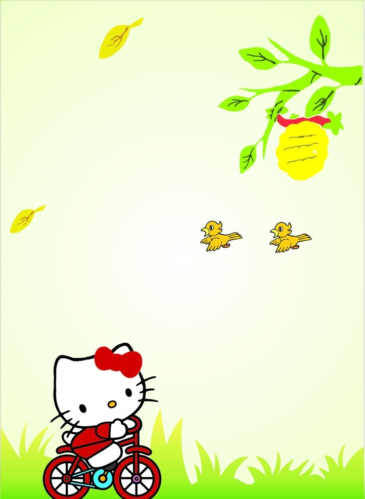 hello kitty 艺术玻璃 卡通图 底纹背景 底纹边框 矢量