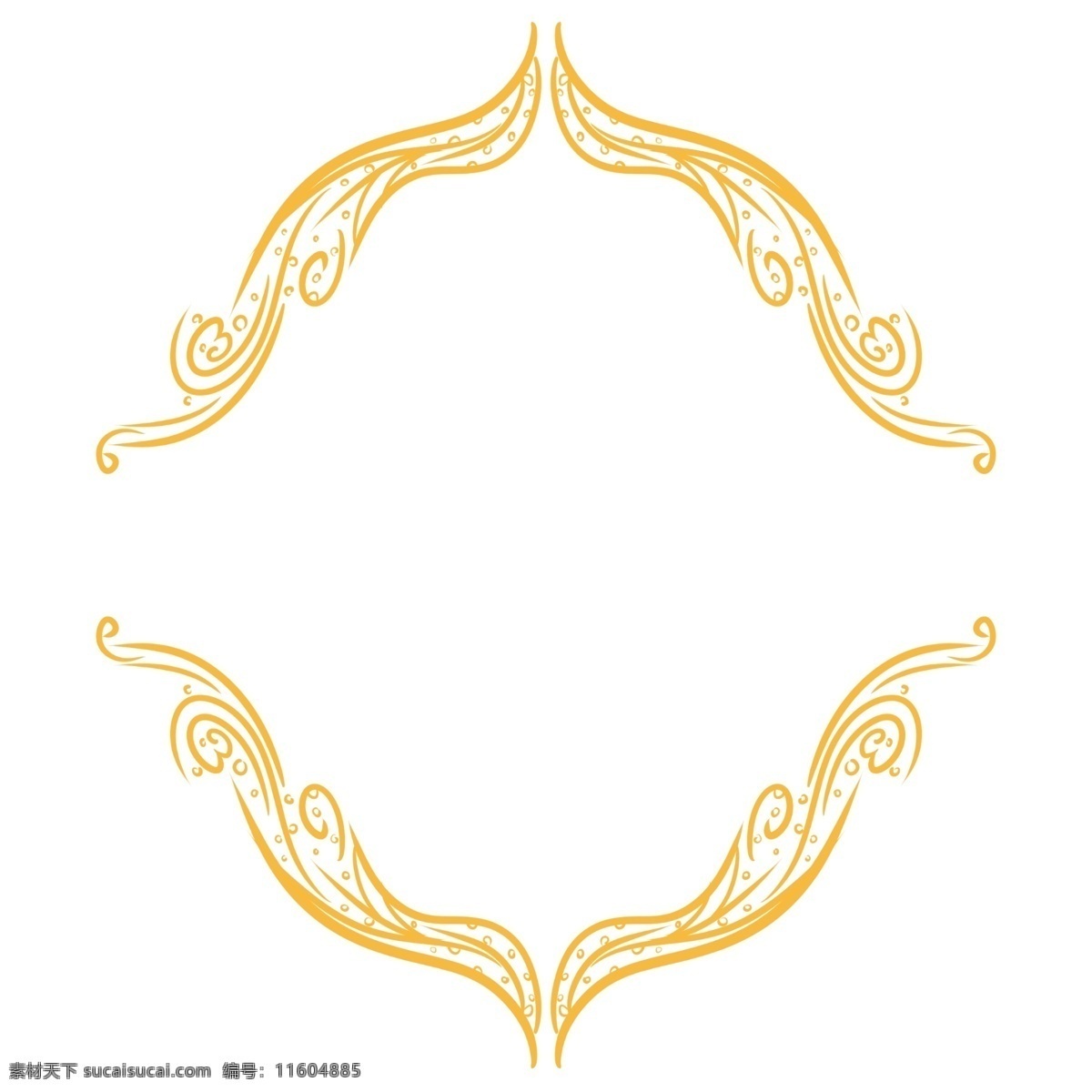 欧式 传统 花纹 边框 古典欧式花纹 欧式植物花纹 植物花纹 金色装饰 欧式传统花纹 欧式边框花纹