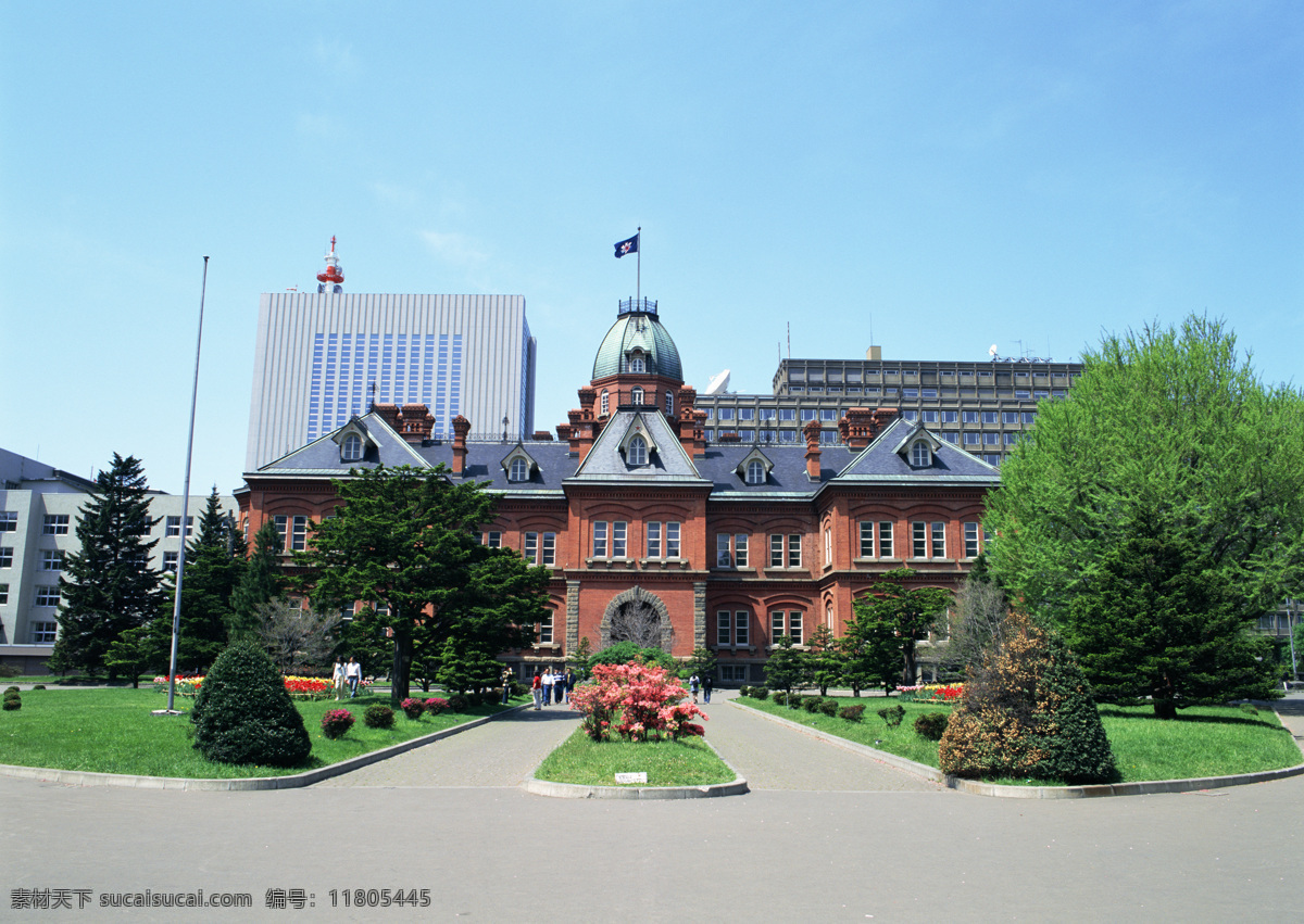 古堡 别墅 旅游摄影 国外旅游 北海道风光 摄影图库