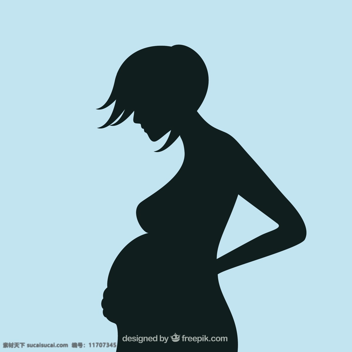 怀孕剪影 母亲 剪影 妈妈 怀孕 女人 女性 孕妇 妇女 期待