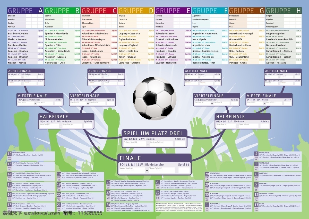 2014 世界杯 赛事 表 足球世界杯 手绘 世界杯背景 世界杯宣传 巴西世界杯 世界杯海报 足球 足球海报 足球背景 足球比赛 足球运动 体育运动 文化艺术 矢量