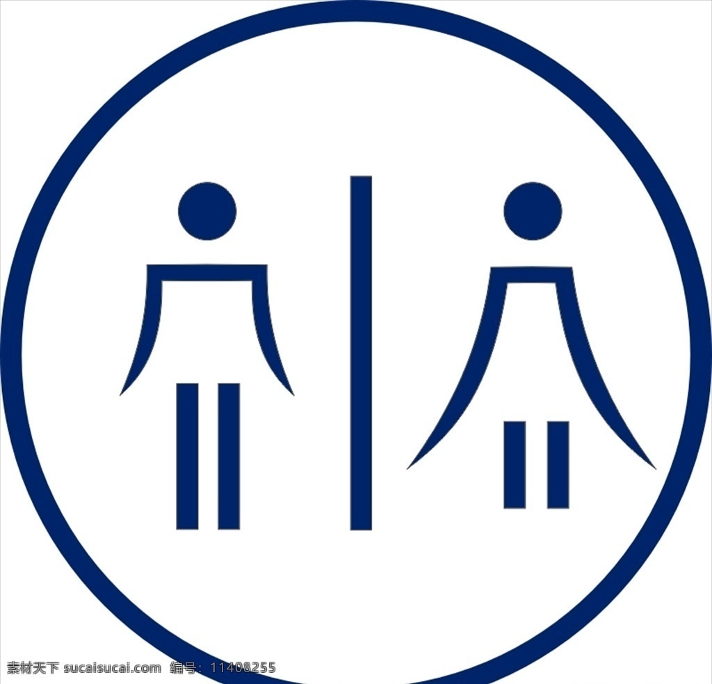 卫生间标志 卫生间 标识 简约 时尚 标牌 标志 矢量 雕刻 标志图标 公共标识标志