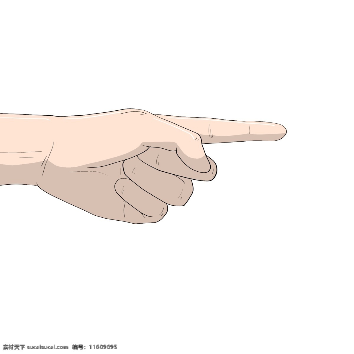 手绘 食指 手势 插画 手绘手势插画 创意的手势 漂亮的手势 精美指向手势 食指的手势 指向手势 食指指向