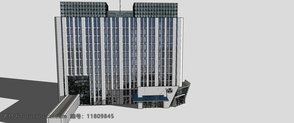 skp 行政办公大楼 su 3d 模型 大楼 大厦 公司 小区 室外 建筑 室内 其他模型 3d设计模型 源文件
