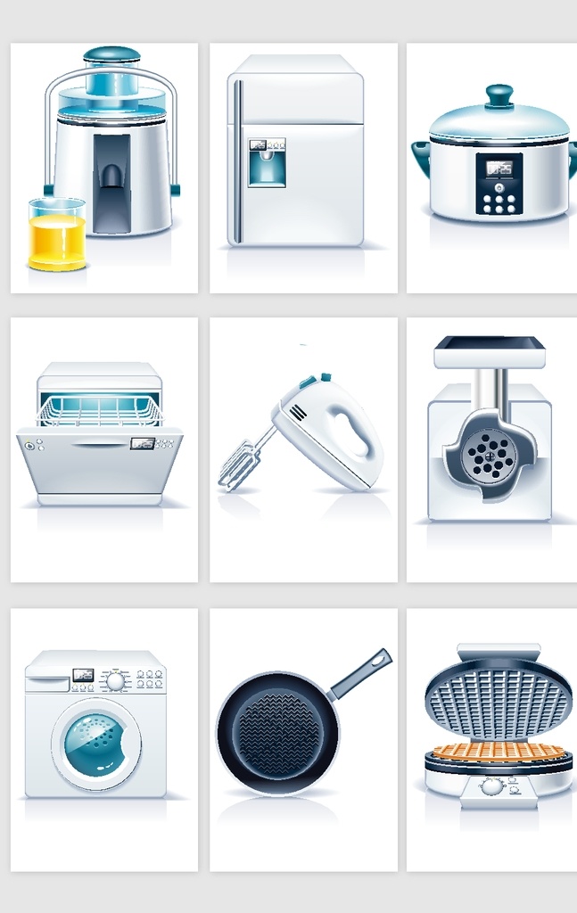 银色厨具合集 银色厨具 家电 厨具 厨房用品 电器 生活百科 生活用品