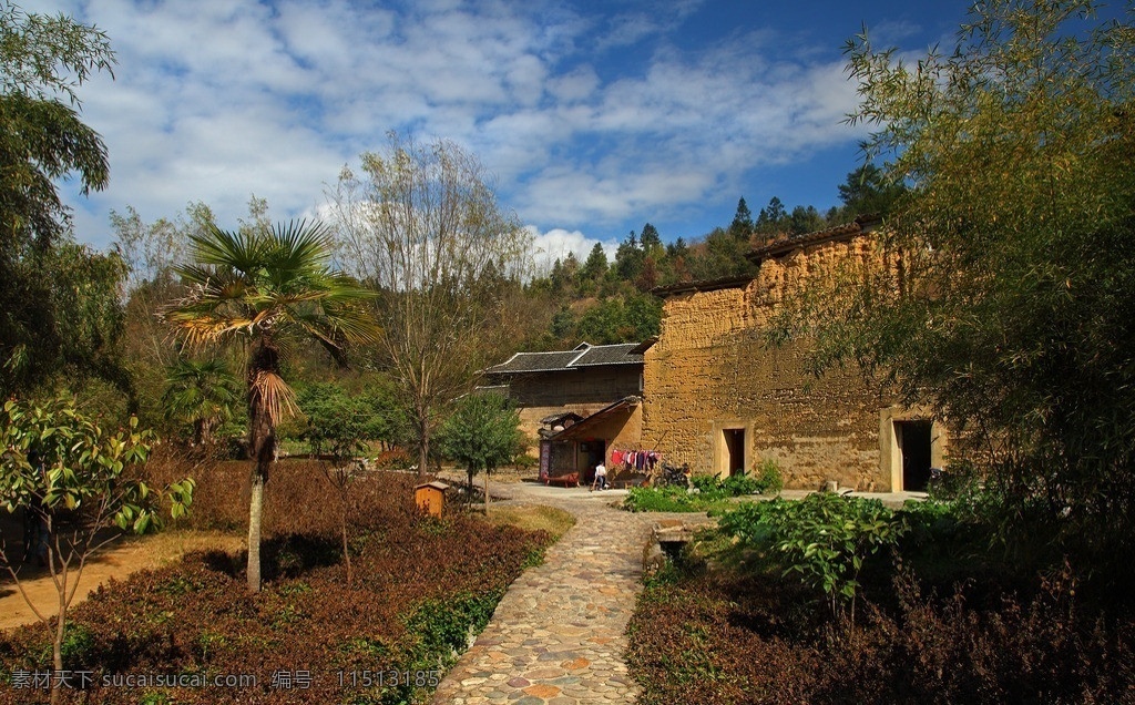 客家土楼 旅游 景色 客家 土楼 新农村 山水风景 福建 闽南 风光 国内旅游 旅游摄影