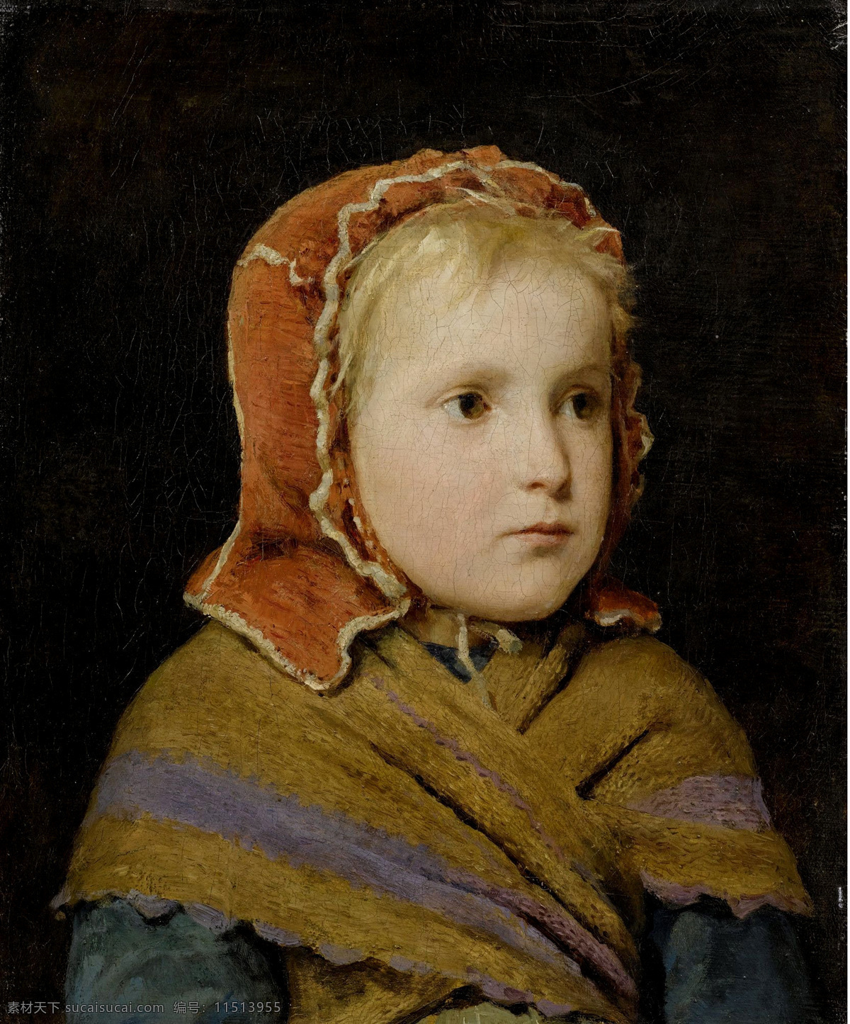 挂画 孩子 绘画 绘画书法 美术 女孩 人物 色彩 油画 设计素材 模板下载 油画人物 油彩 外国 装饰画 配画 艺术 头巾 文化艺术 家居装饰素材