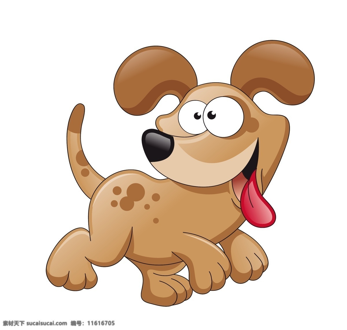 卡通 可爱 小狗 动物 的卡 通 狗 矢量 模板下载 素材图片 可爱的宠物