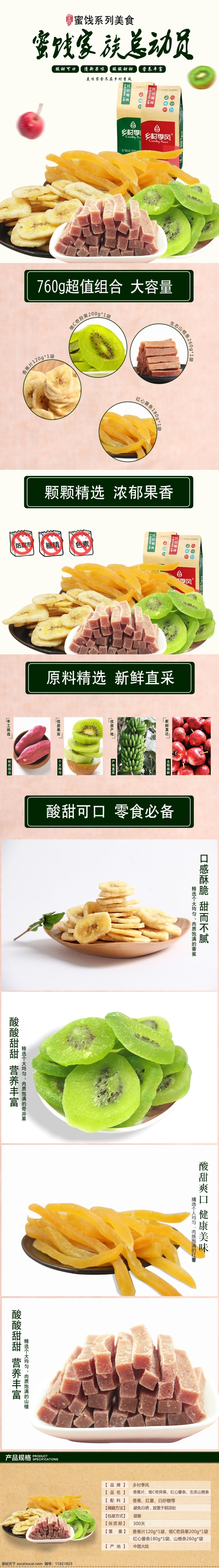 淘宝 详情 页 模板 淘宝详情页 零食详情页 细节展示 原产地