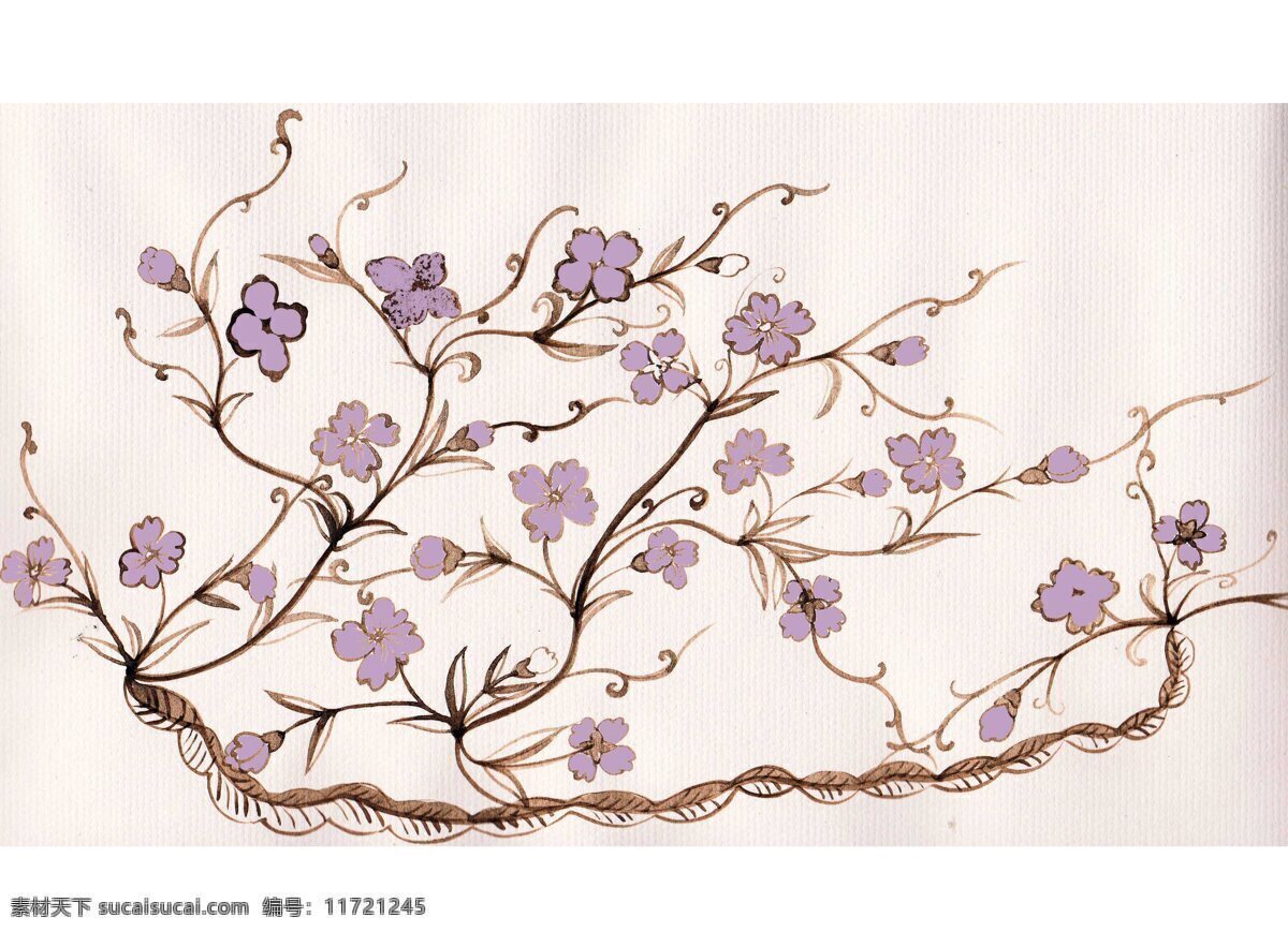 花儿 离不开 秧 背景墙 环境设计 绘画 设计图 室内设计图片 藤蔓 小花 家居装饰 办公 装饰 家居装饰素材