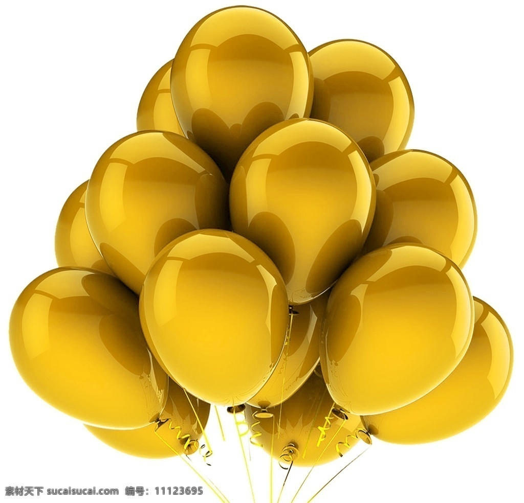金色节日气球 金色 节日 气球 派对 狂欢 氛围 装饰 惊喜 喜庆 高贵 品质 奢侈 视觉 飘 浮 飞 白底 免扣 分层