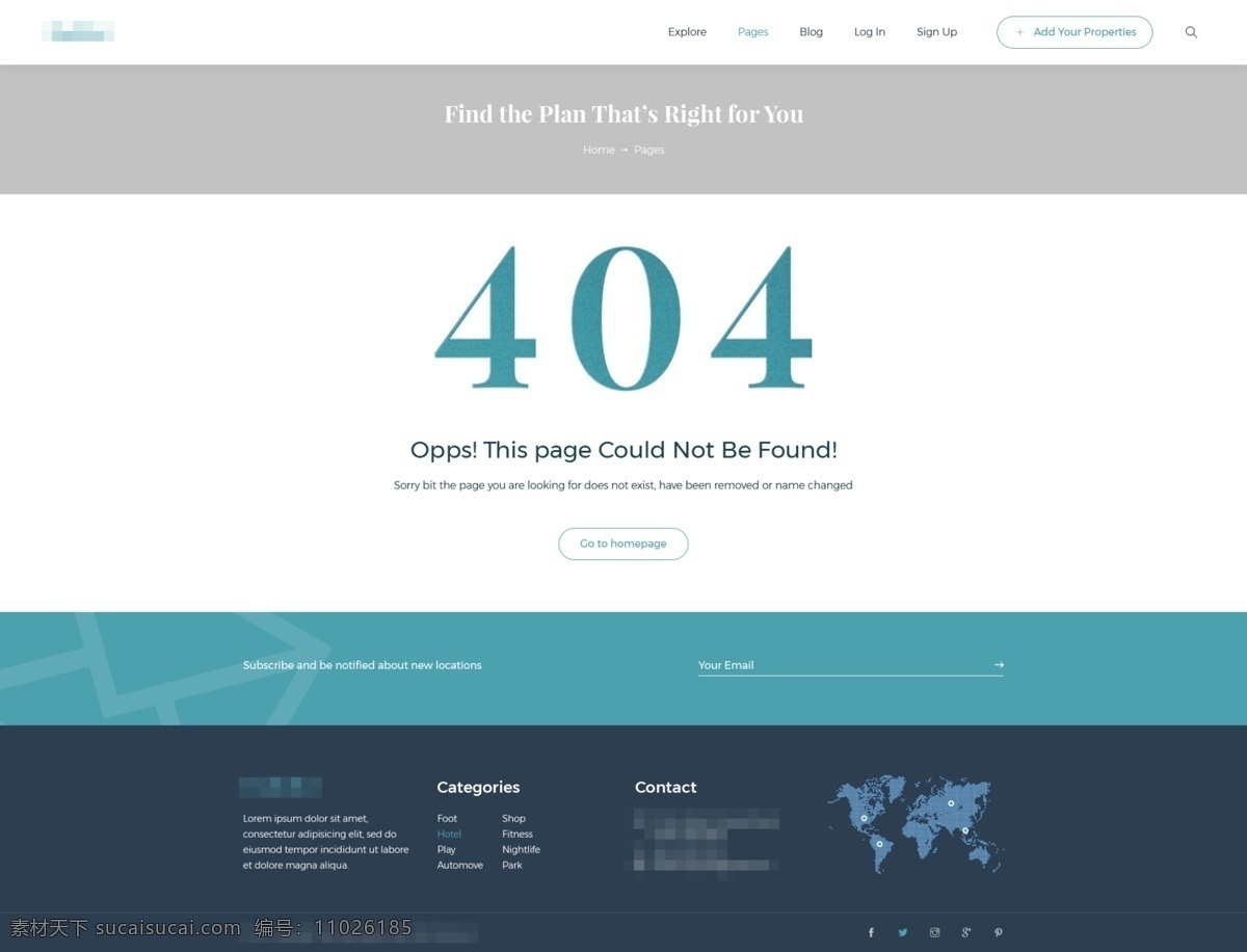 科技 商务 电子 网站 界面 错误 提示 404界面 404模板 404页面 页面 模板 科技网站 企业网站 商务网站