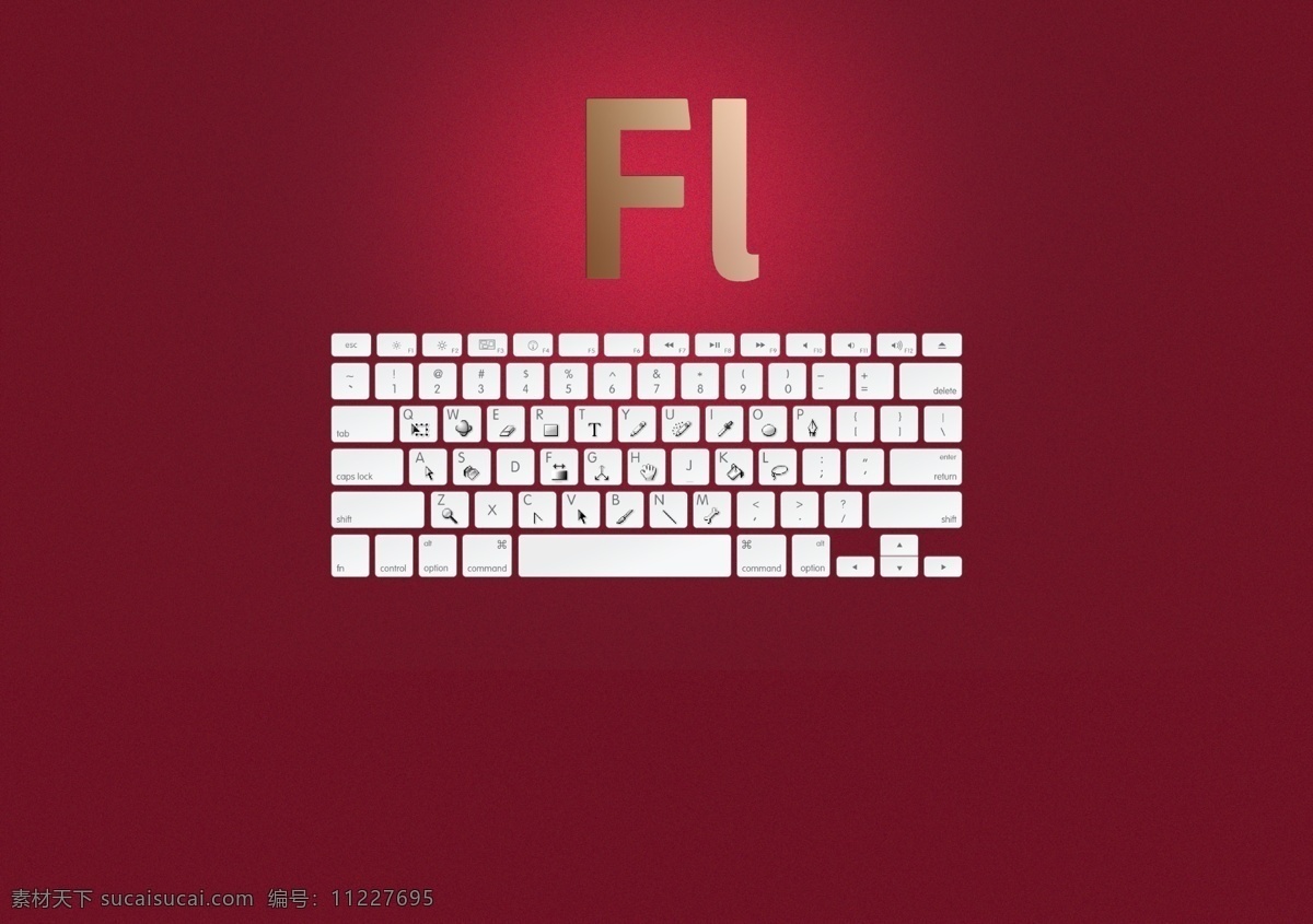 flash 分层 按钮 红色 键盘 苹果 图层 快捷键 模板下载 苹果键盘 源文件 网页素材
