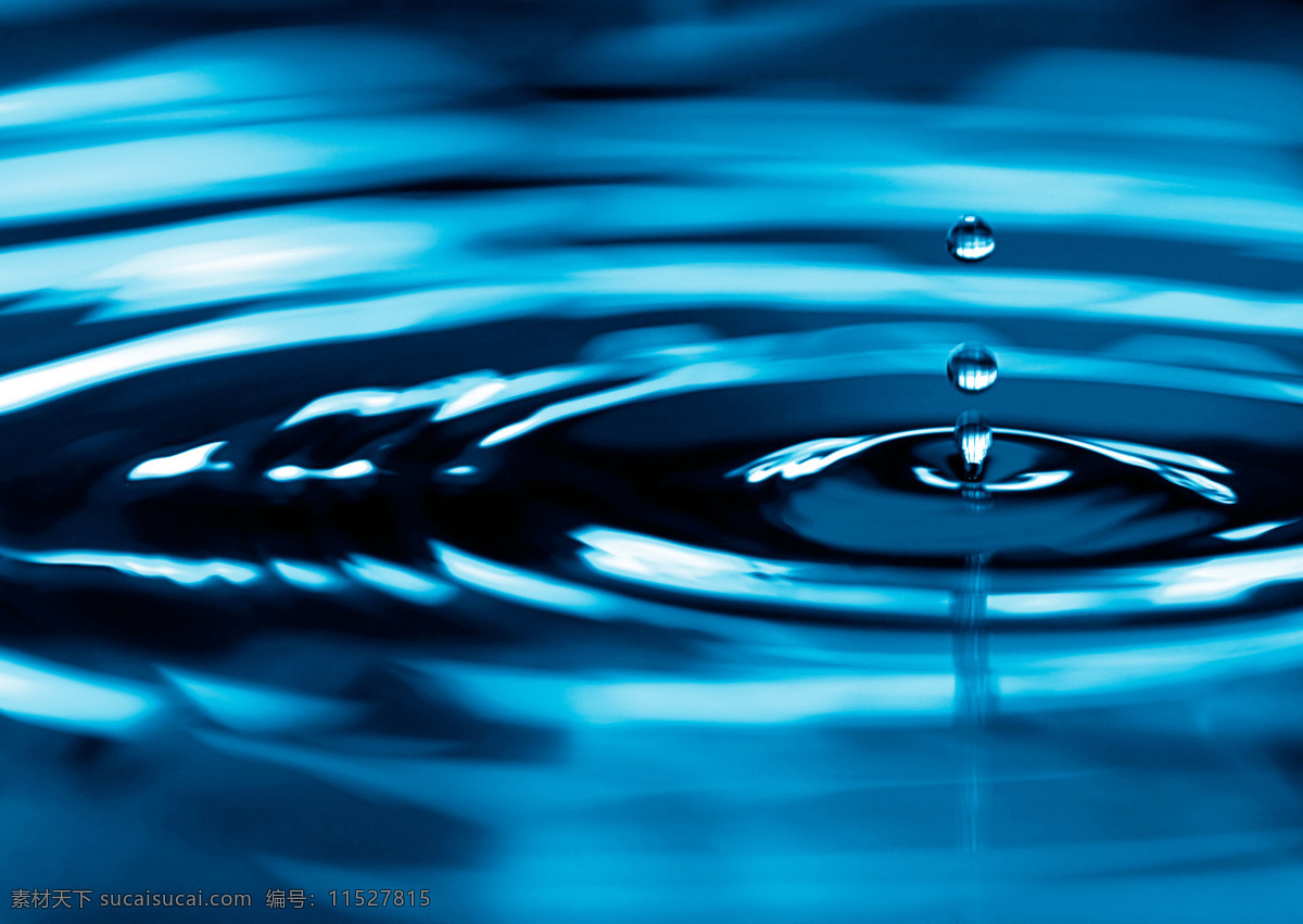 蓝色 水面 水 纹 水纹 水滴 水珠 水图片 生活百科