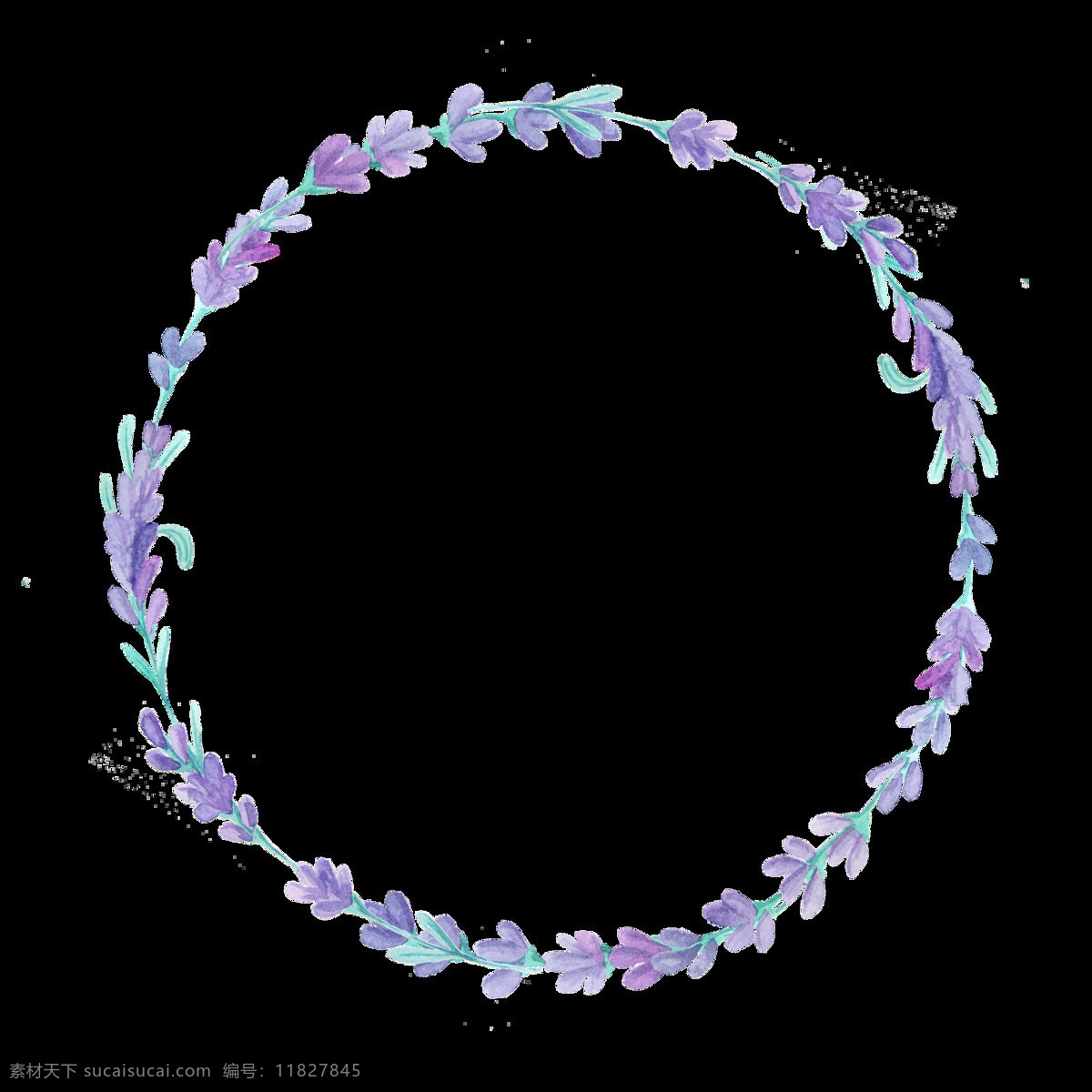 紫花 花枝 透明 装饰 花蕊 免扣素材 透明素材 装饰图案 紫色