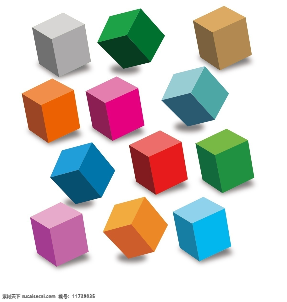 立方体 封面设计 正方形 几何图形 分类 封面 排版 海报 展架 分层