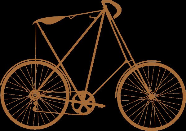 自行车 剪辑 艺术 svg 红色