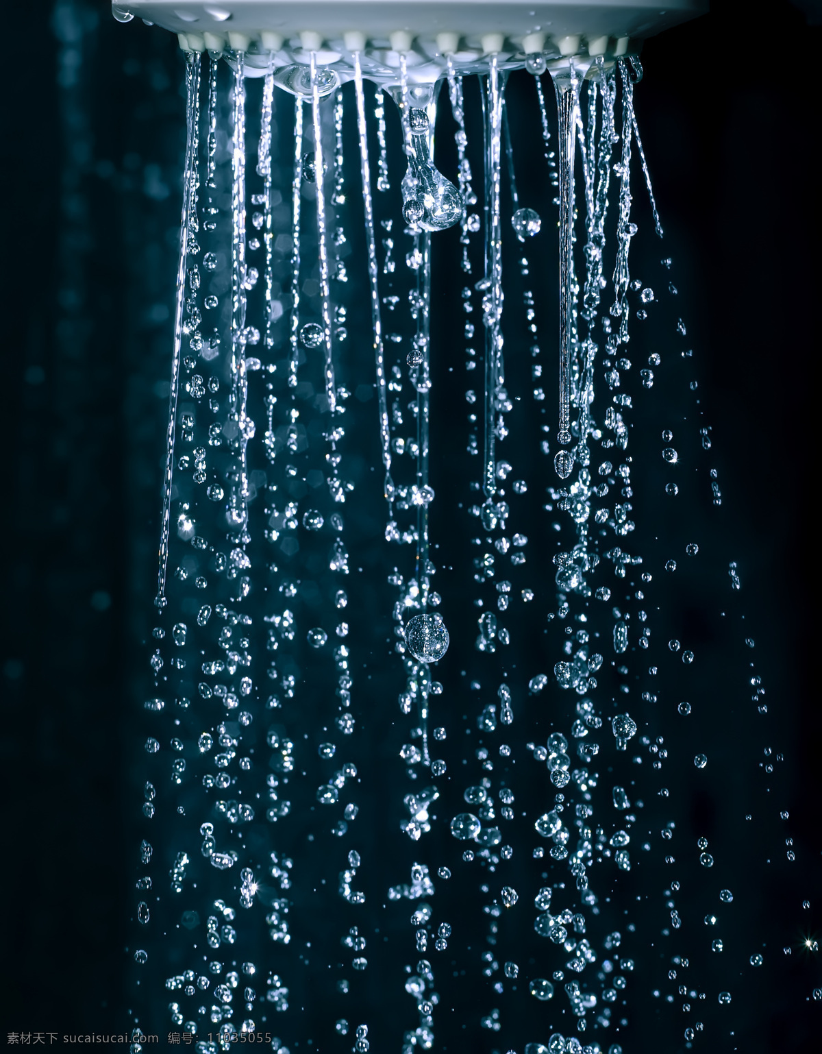 喷头 下 水珠 淋浴 洗澡 水珠背景 水图片 生活百科