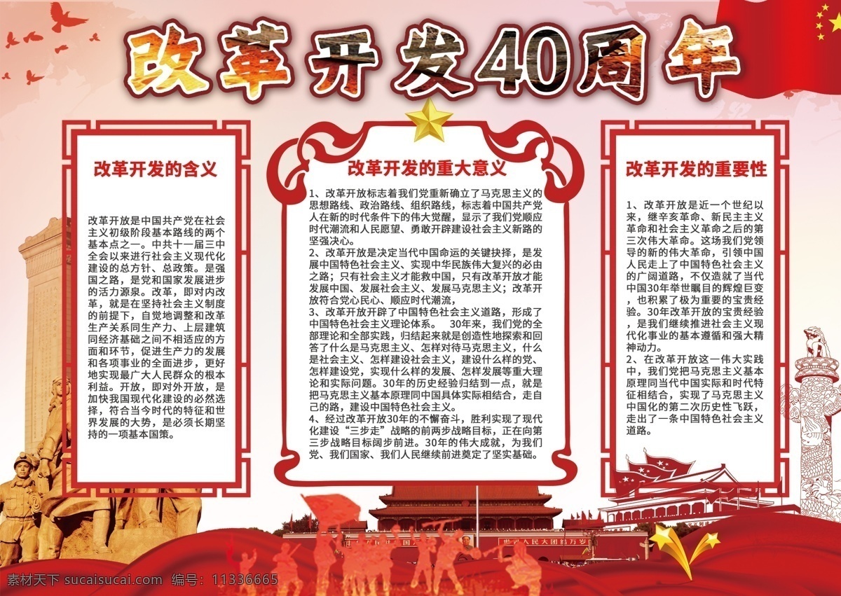 改革开放 周年 党建 手 抄报 党 改革 经济 科技中国