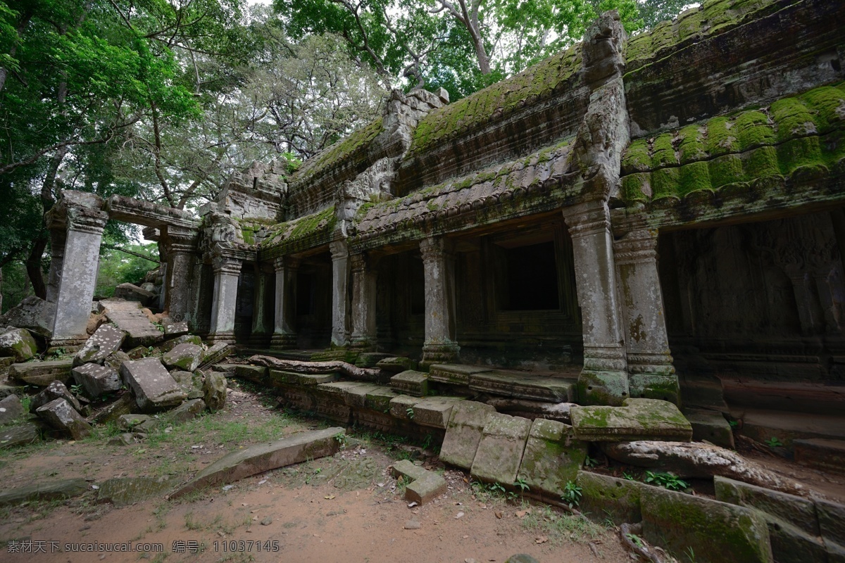 柬埔寨 塔 布隆 寺 风景