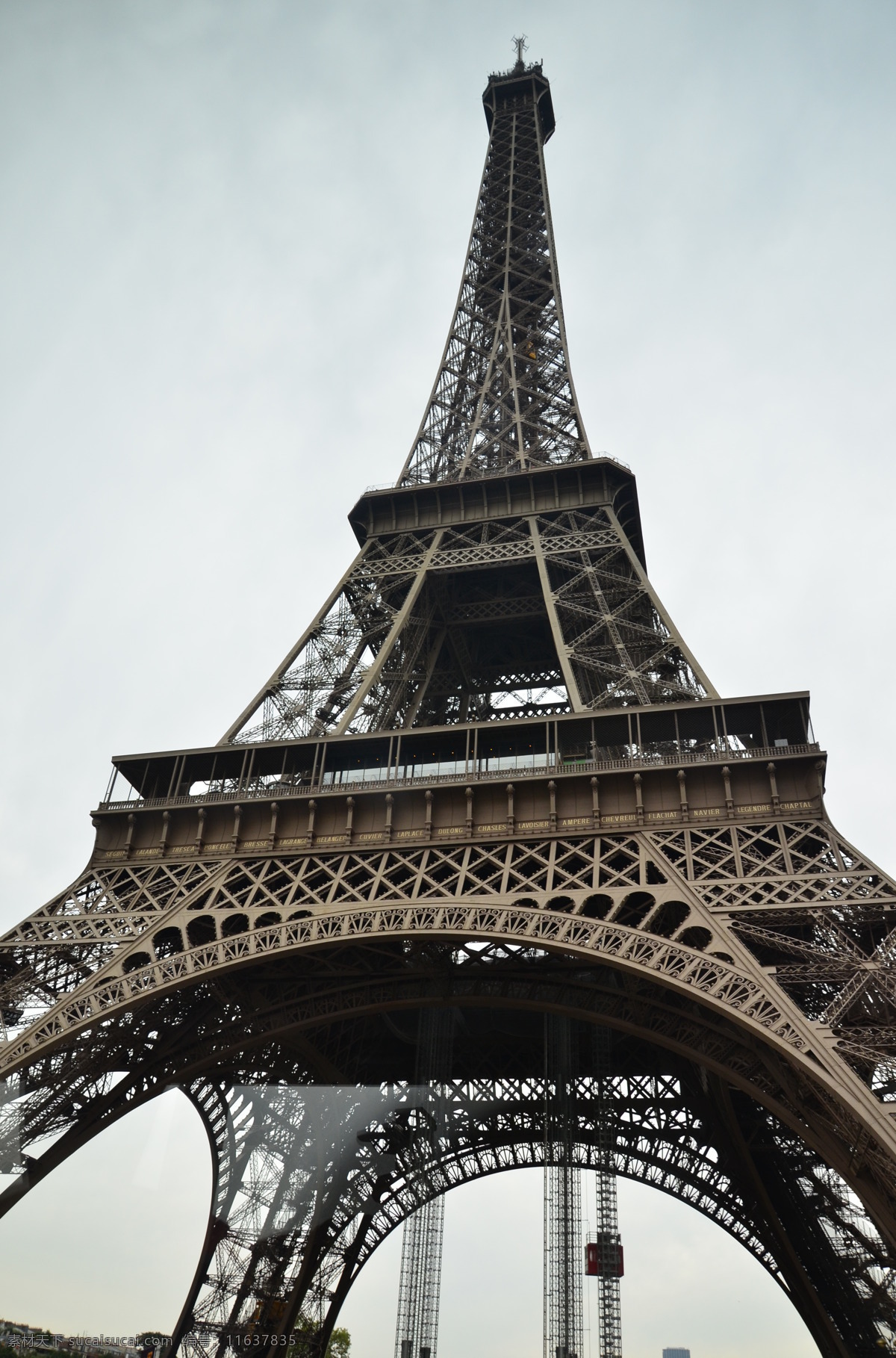 艾菲尔铁塔 近景 法国 巴黎 铁塔 旅游摄影 国外旅游