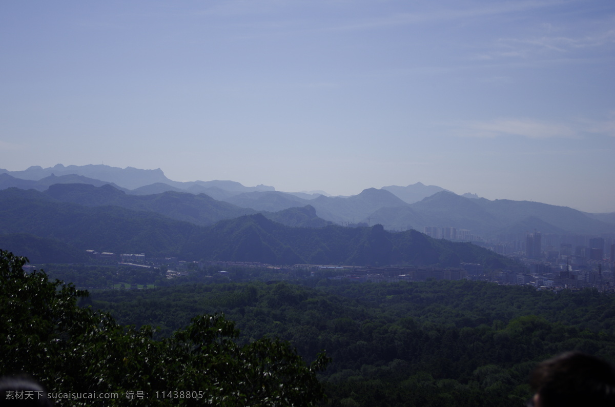 避暑山庄景观 河北 承德 避暑山庄 山色 名胜 风景名胜 自然景观