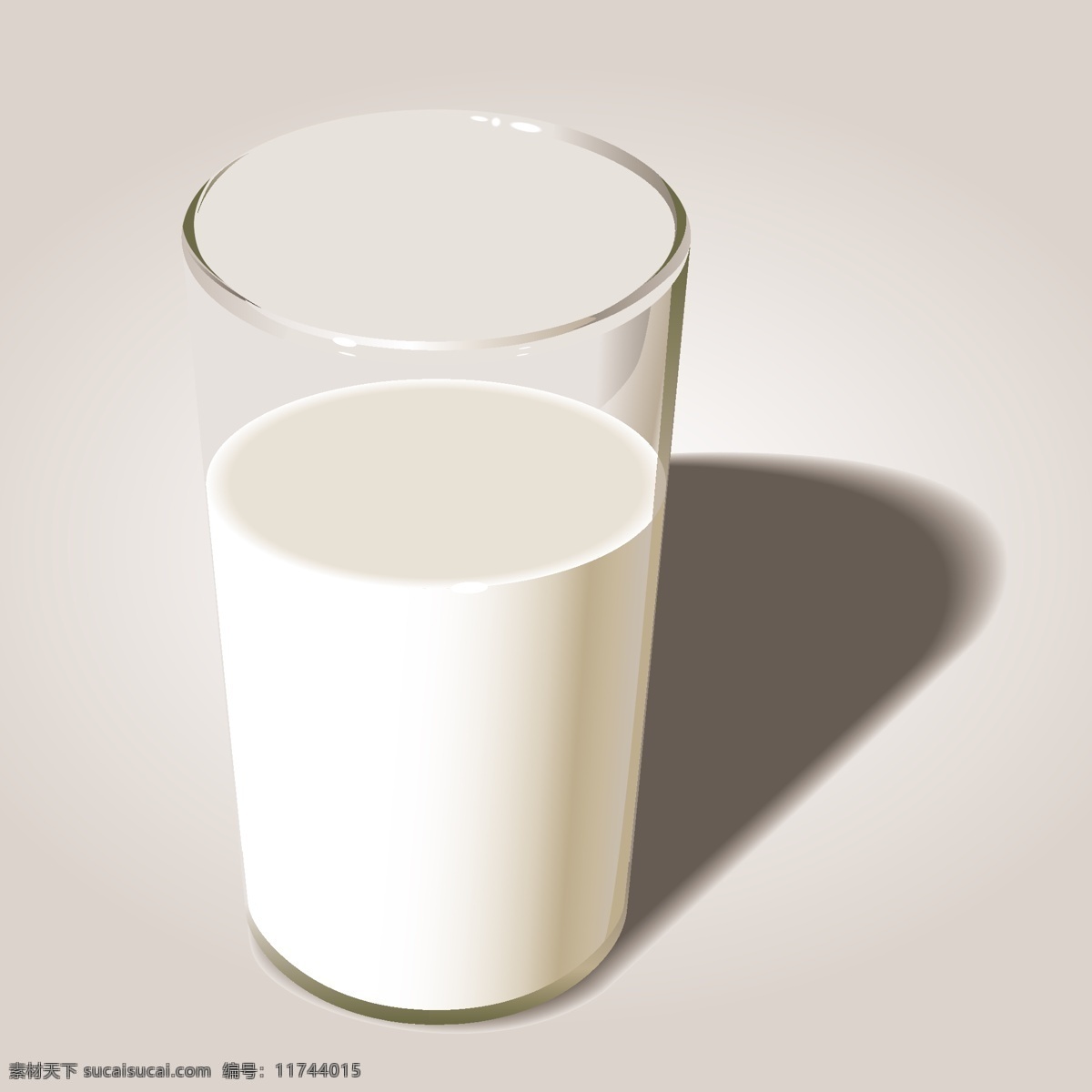 牛奶 玻璃杯 矢量图 牛奶玻璃杯 牛奶杯 日常生活
