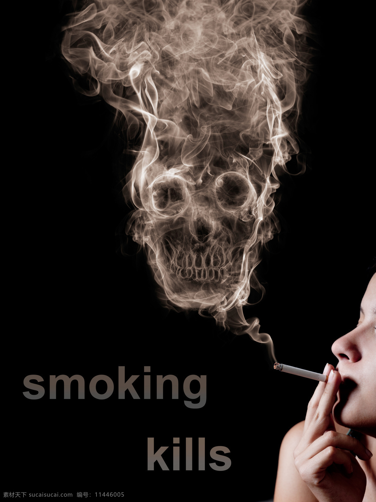 吸烟 人物 骷髅 头 人物摄影 烟 烟素材 戒烟素材 戒烟背景 烟雾 骷髅头 燃烧 禁止吸烟 宣传广告 其他类别 生活百科